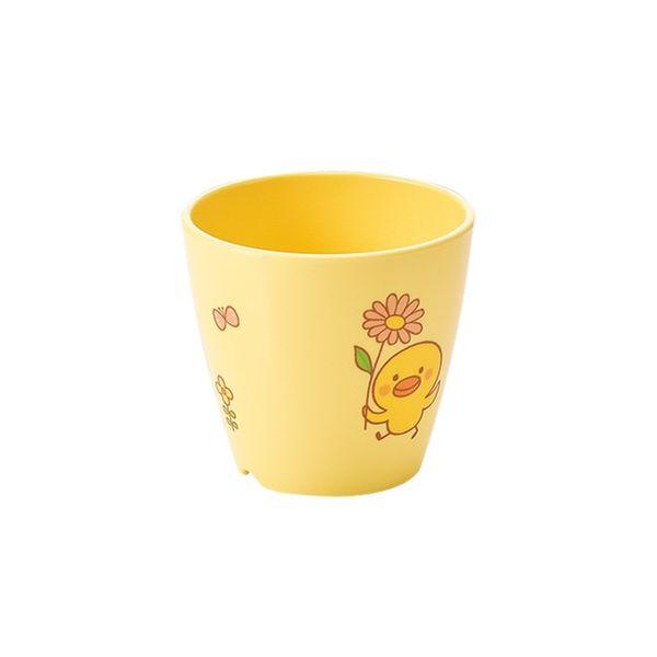 ひよこぐみ コップ 小 イエロー 175mL C3HIY 1個 メラミン食器 食洗機可 給食 日本製 国際化工