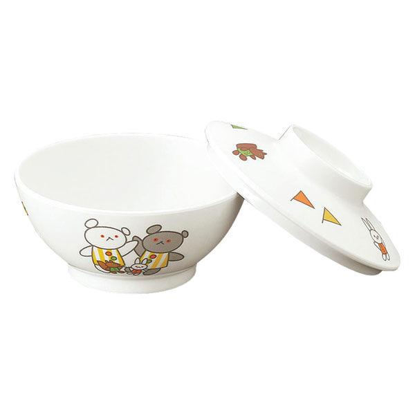 こぐまちゃん 飯茶碗 身 108×50mm J5BKO 1個 メラミン食器 食洗機可 給食 日本製 国際化工