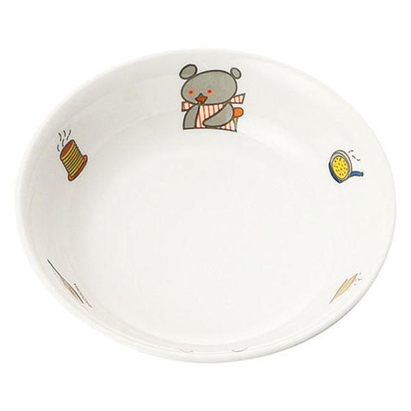 こぐまちゃん 12cm丸深皿 120×32mm D62KO 1枚 メラミン食器 食洗機可 給食 日本製 子ども用 国際化工