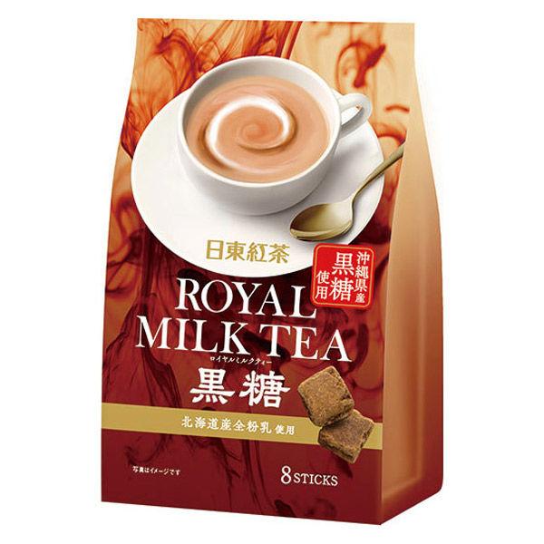 三井農林 日東紅茶 ロイヤルミルクティー黒糖 1袋(8本入) 粉末飲料 インスタント 個包装