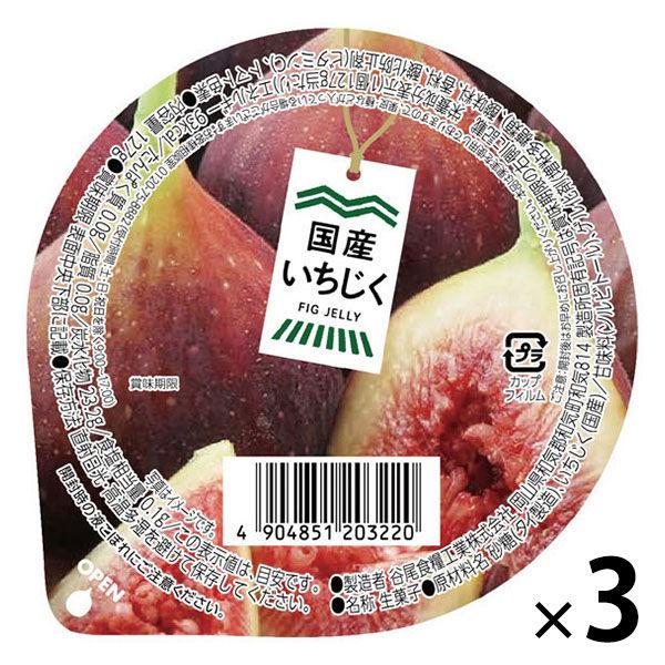 ゼリー 国産果実　いちじくジュレ 127g 1セット（1個×3）