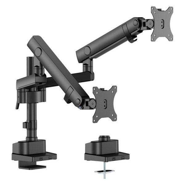 アーキサイト メカニカルスプリング式液晶デュアルモニターアーム AS-MABM03D 1台