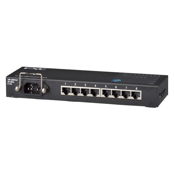 FXC 8ポート10/100/1000Mbpsタップ型イーサネットスイッチ ES1008MTP3 1個
