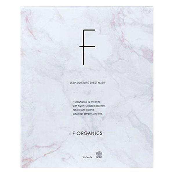F ORGANICS（エッフェオーガニック） ディープモイスチャー シートマスク 4枚入 コスメキッチン