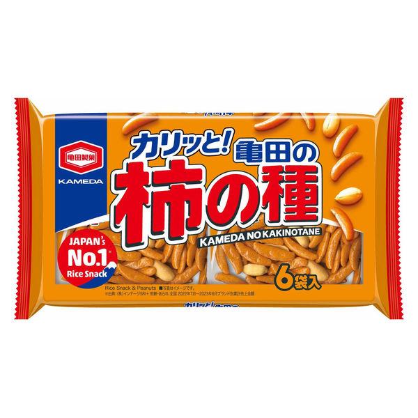 亀田製菓 亀田の柿の種 6袋入 1個 おつまみ