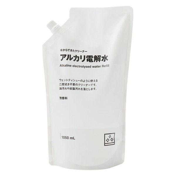 無印良品 水からできたクリーナー アルカリ電解水 詰替え用 １０５０ｍｌ 良品計画