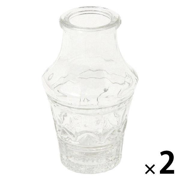 ミニミニガラス一輪挿し ヒシガタ 1セット（1個×2） LAKOLE/ラコレ