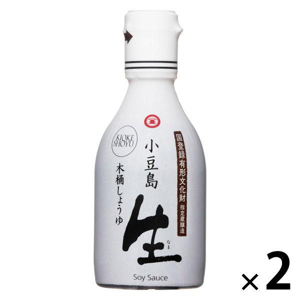 天然醸造 小豆島生木桶しょうゆ 200ml 2個 マルキン 卓上 醤油 小容量