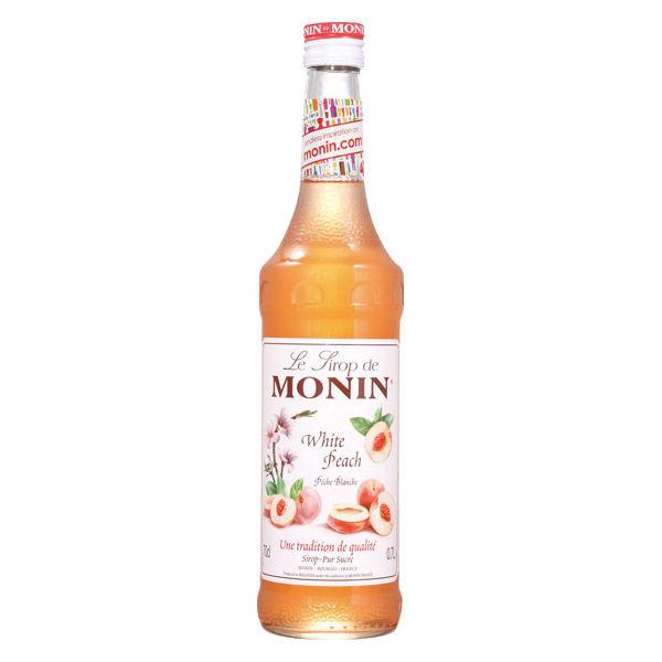 業務用 割り材 モナン ホワイトピーチ（白桃）・シロップ 700ml 1本 MONIN 割材 ドリンクベース フレーバーシロップ