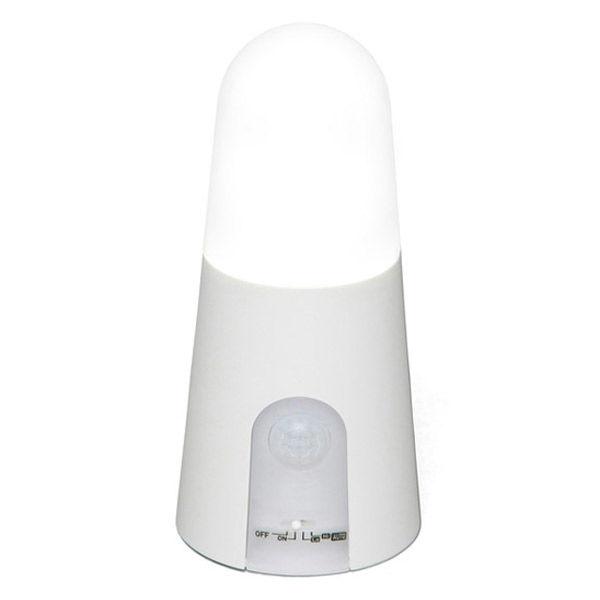 アイリスオーヤマ 乾電池式LEDセンサーライト スタンドタイプ 昼白色 BSL40SN-WV2(522483) 1個