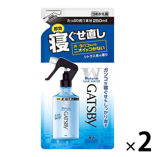 GATSBY（ギャツビー）寝ぐせ直しウォーター 寝癖 詰め替え 250ml 2個 マンダム