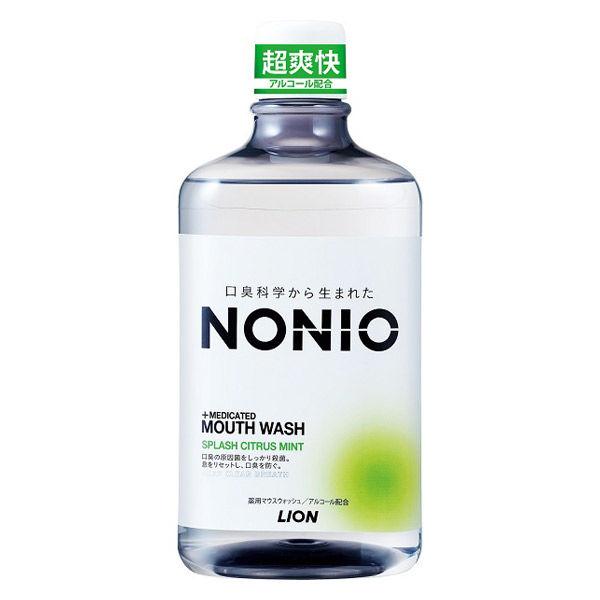 マウスウォッシュ ボトル NONIO ノニオ スプラッシュシトラスミント アルコール配合 超爽快 1000mL 1本 口臭対策 ライオン