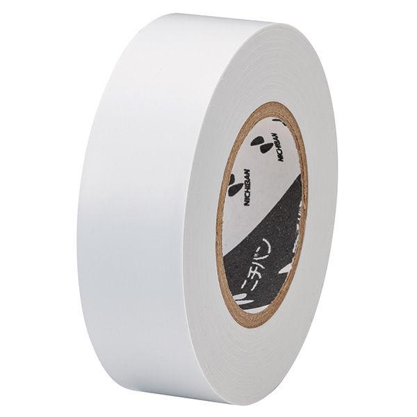 ニチバン ビニールテープ 幅19mm×長さ10m 白 VT-195 1巻