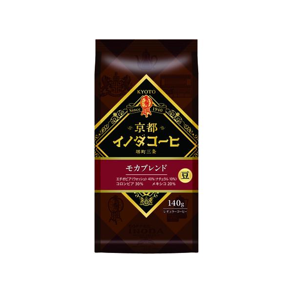 【コーヒー豆】キーコーヒー 京都イノダコーヒ こだわりのモカブレンド（豆）1袋（140g）
