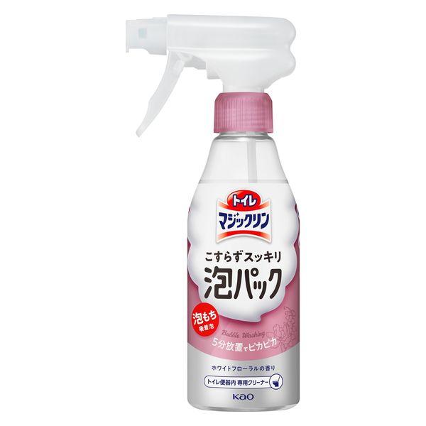 トイレマジックリン こすらずスッキリ泡パック ホワイトフローラルの香り 本体 300ml 1個 花王