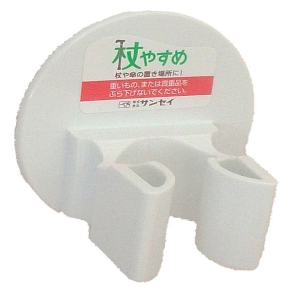 サンセイ 杖やすめ L型 ホワイト tue-L04 1個 390002