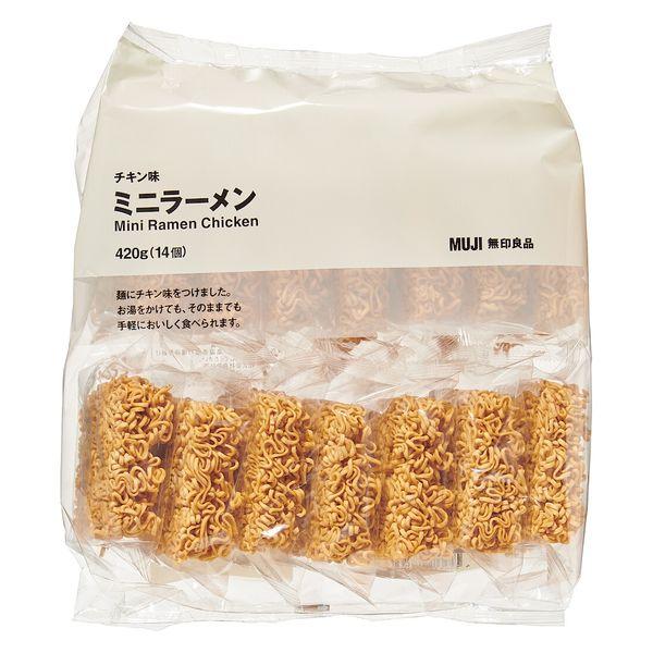 無印良品 大袋 チキン味ミニラーメン 420g（14個入） 良品計画【個包装】