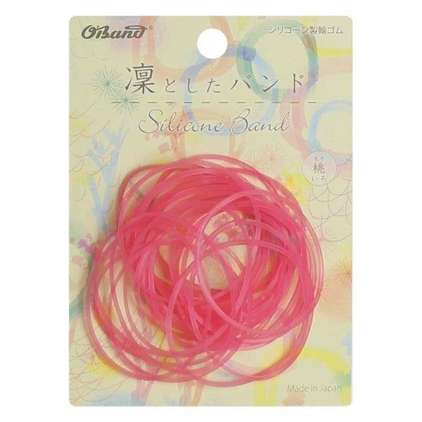 【輪ゴム】 共和 オーバンド シリコーンバンド 凜としたバンド GGS-030-PK #16 桃 30本入