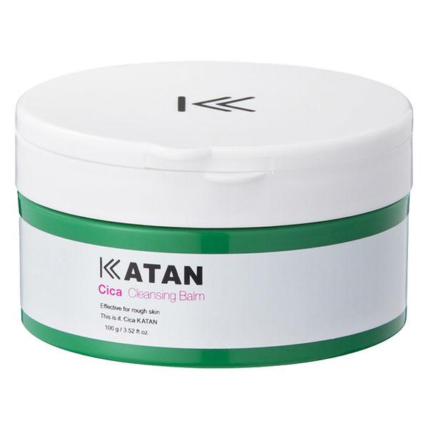 KATAN（カタン） Cica クレンジングバーム 100g 1個 メイク落とし W洗顔不要 毛穴 まつエクOK