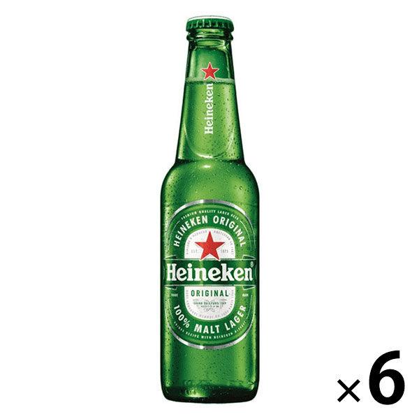 ビール ハイネケン 330ml ロングネック瓶 6本