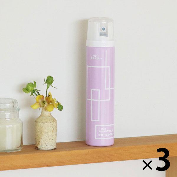 （セール）トイレのスッキーリエア プロ スーパー消臭スプレー 消臭芳香剤 フローラルの香り 265ml 1セット（3本） アース製薬