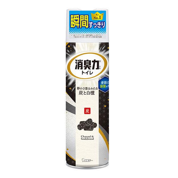 トイレの消臭力スプレー トイレ用 炭と白檀の香り 365ml 1本 消臭剤 芳香剤 エステー