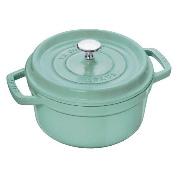 ストウブ Staub ピコ・ココット ラウンド セージグリーン 16cm 1.2L 1個 【日本正規販売品】