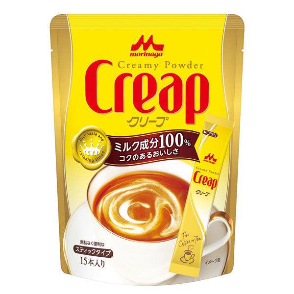 森永乳業 クリープ スティック 1袋（15本入）クリーミーパウダー コーヒーミルク スティックタイプ
