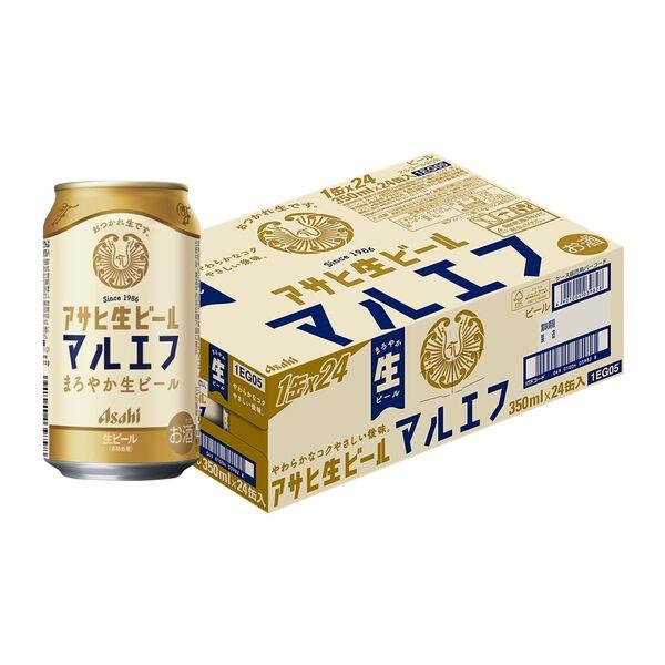 ビール アサヒ生ビール マルエフ 350ml 1ケース(24本)