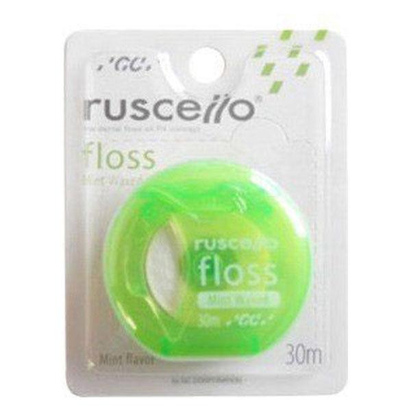 フロス 歯科医院取扱品 ルシェロ フロス ミント ワックス グリーン 30m ジーシー