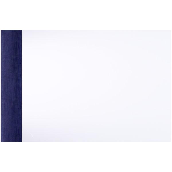 アスクル　製本ファイル　A4ヨコ　ネイビー　紺　10冊  オリジナル
