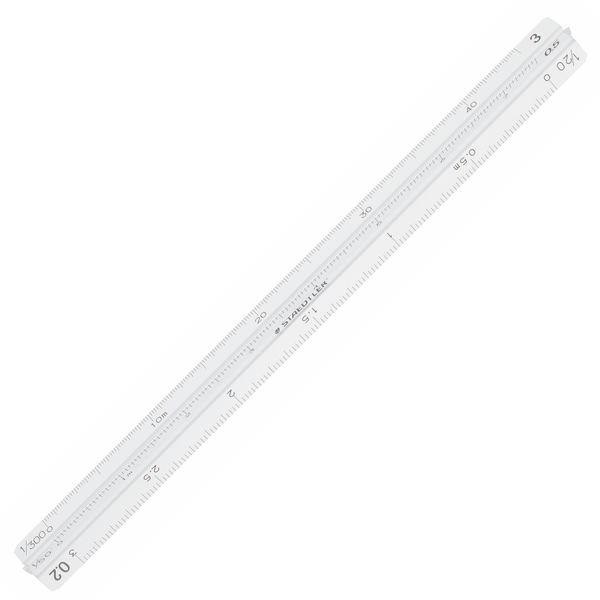 ステッドラー　フルアルミ三角スケール　ポケット型　建築士用　15cm　987 15-13