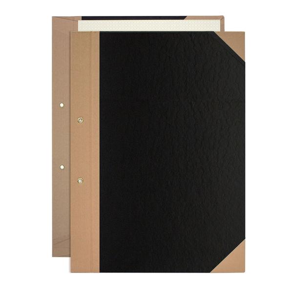 プラス とじ込表紙 A4タテ 307×220mm 2穴 つづりひも付 1袋（10組入） FL-012TU 77179