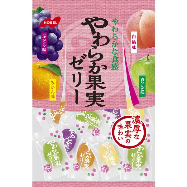 【アウトレット】ノーベル製菓 やわらか果実ゼリー 1個
