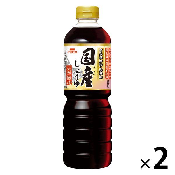イチビキ 無添加国産しょうゆ 750ml 2本