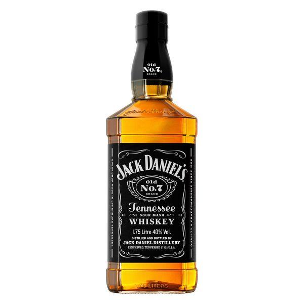 他サイト： 【セール】ジャック ダニエル ブラック 瓶 40度 1750ml 1本 ウイスキー バーボン　正規品の商品画像
