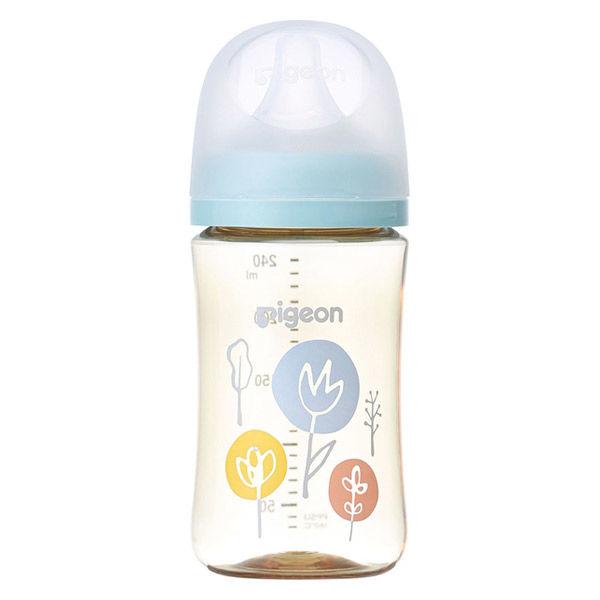 他サイト： ピジョン 母乳実感プラ 240ml（Flower） 哺乳瓶の商品画像
