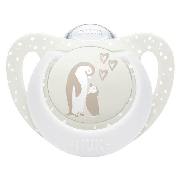 NUK おしゃぶりプレミアムチョイス（ケース付き） 18ー24カ月用 ホワイト 1個 ダッドウェイ