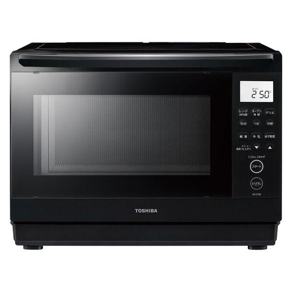 （セール）東芝 角皿式スチームオーブンレンジ ERーD70B（K）ブラック 1台