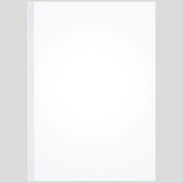 アスクル レール式クリアーホルダースリム ファイル A4タテ 約10枚とじ 白（ホワイト） PP製 1袋（10冊）  オリジナル