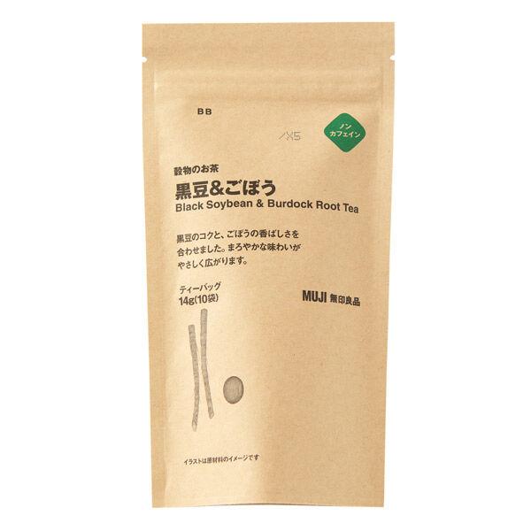無印良品 穀物のお茶 黒豆＆ごぼう 14g（10袋）良品計画