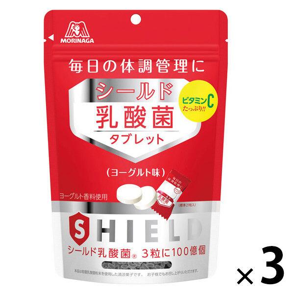 タブレット ラムネ 個包装 シールド乳酸菌タブレット 約21個入 森永製菓 1セット（1袋×3） お配り菓子 体調管理