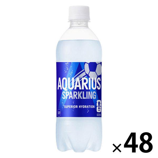 コカ・コーラ アクエリアス スパークリング 490ml 1セット（48本） （熱中症対策）
