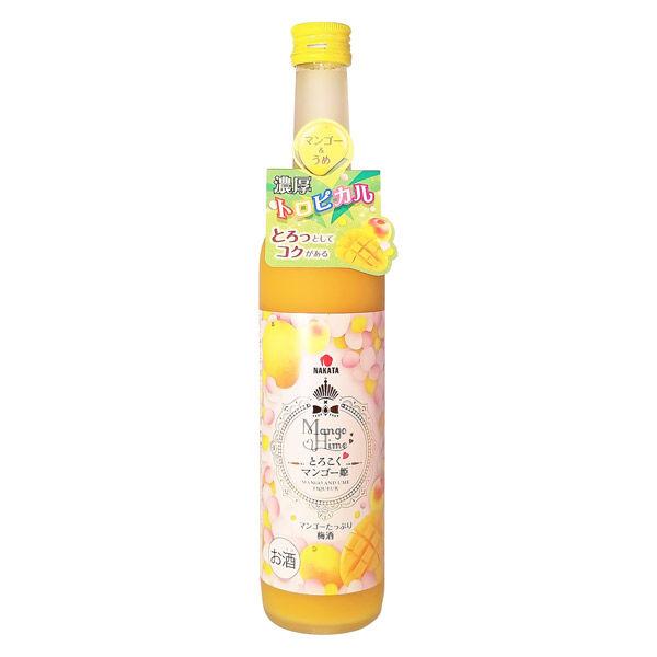 とろこくマンゴー姫 マンゴーたっぷり梅酒 500ml 1本 中田食品