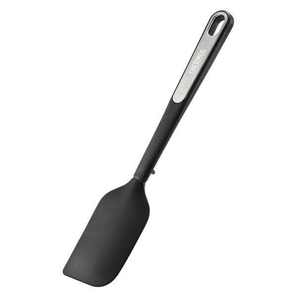 サーモス（THERMOS） シリコーンスパチュラ ブラック 食洗機対応 KT-SP001 BK 1個