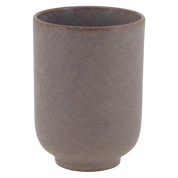 【アウトレット】美濃焼 磁器 ALKO 湯呑 直径6.3×高さH8.5cm グレージュ 1個 TOJIKITONYA