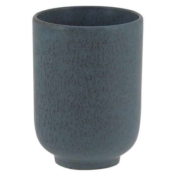 【アウトレット】美濃焼 磁器 ALKO 湯呑 直径6.3×高さH8.5cm グレージュブルー 1個 TOJIKITONYA