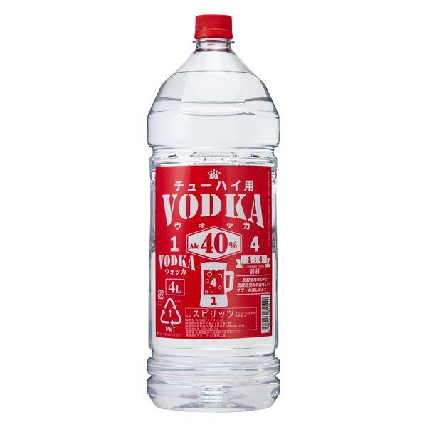 �A�f�v�g���J�[ �`���[�n�C�p VODKA 40�x 4L 1�{�@�E�I�b�J ���i�摜