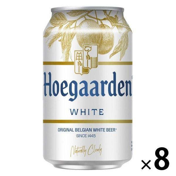 （セール）輸入ビール 缶ビール ベルギービール ヒューガルデンホワイト 330ml 2パック(8本)