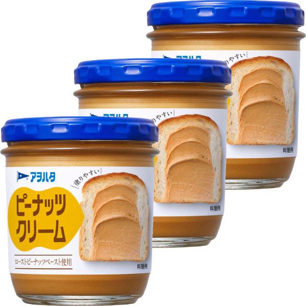 アヲハタ ピーナッツクリーム 140g 3個（ピーナッツバター スプレッド パン ジャム）